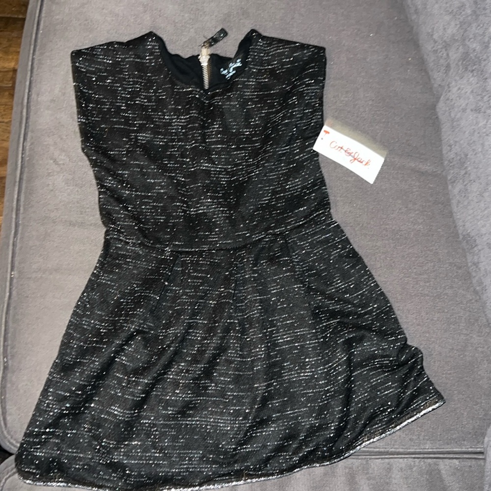 Toddler art class black dress